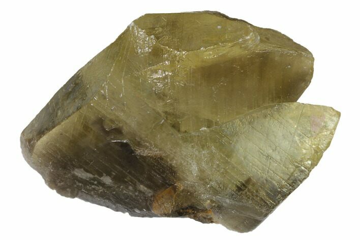 Golden, Beam Calcite Crystal - Morocco #140476